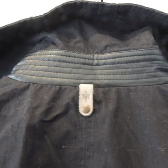 Mackage coat, 2 seasons, black material and leather - Picture 3 of 10